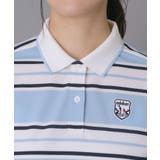 【ADABAT NAVY】ランダムボーダー半袖ポロシャツ | adabat | 詳細画像12 