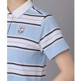 【ADABAT NAVY】ランダムボーダー半袖ポロシャツ | adabat | 詳細画像13 