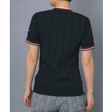 【ADABAT NAVY】ケーブルストライプ半袖モックニット | adabat | 詳細画像8 