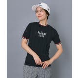 【ADABAT NAVY】ケーブルストライプ半袖モックニット | adabat | 詳細画像12 