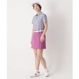 シャンブレープリント半袖ポロシャツ | adabat | 詳細画像2 