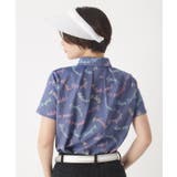 シャンブレープリント半袖ポロシャツ | adabat | 詳細画像5 