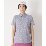 シャンブレープリント半袖ポロシャツ | adabat | 詳細画像9 