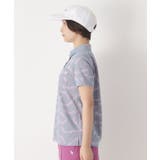 シャンブレープリント半袖ポロシャツ | adabat | 詳細画像10 