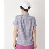 シャンブレープリント半袖ポロシャツ | adabat | 詳細画像11 