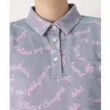 シャンブレープリント半袖ポロシャツ | adabat | 詳細画像12 