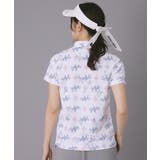 【ADABAT NAVY】ロゴモノグラムプリント半袖ポロシャツ | adabat | 詳細画像2 