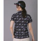 【ADABAT NAVY】ロゴモノグラムプリント半袖ポロシャツ | adabat | 詳細画像7 