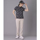 【ADABAT NAVY】ロゴモノグラムプリント半袖ポロシャツ | adabat | 詳細画像8 