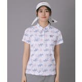 【ADABAT NAVY】ロゴモノグラムプリント半袖ポロシャツ | adabat | 詳細画像11 