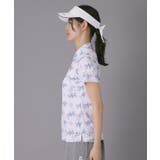 【ADABAT NAVY】ロゴモノグラムプリント半袖ポロシャツ | adabat | 詳細画像12 