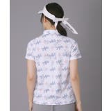 【ADABAT NAVY】ロゴモノグラムプリント半袖ポロシャツ | adabat | 詳細画像13 