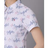 【ADABAT NAVY】ロゴモノグラムプリント半袖ポロシャツ | adabat | 詳細画像15 