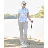 【ADABAT NAVY】ロゴモノグラムプリント半袖ポロシャツ | adabat | 詳細画像1 