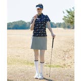 【ADABAT NAVY】ロゴモノグラムプリント半袖ポロシャツ | adabat | 詳細画像6 