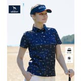ネイビー(194) | 【ADABAT NAVY】ロゴサマープリント半袖ポロシャツ | adabat
