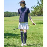 【ADABAT NAVY】接触冷感 ダブルクロスプリーツスカート | adabat | 詳細画像5 