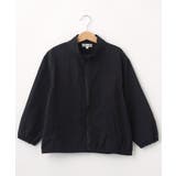 ブラック(019) | 【110-140cm/防花粉】スタンドカラーブルゾン | SHOO・LA・RUE