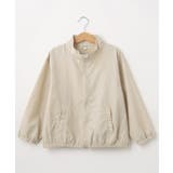 ライトベージュ(051) | 【110-140cm/防花粉】スタンドカラーブルゾン | SHOO・LA・RUE