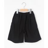 ブラック(019) | 【110-140cm】タックハーフパンツ | SHOO・LA・RUE