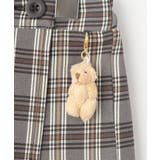 【110-140cm】クマチャーム付きチェックスカパン | SHOO・LA・RUE | 詳細画像10