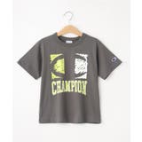 チャコールグレー(013) | 【Champion】ペイントロゴTシャツ | SHOO・LA・RUE