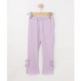 ラベンダー(080) | 【100-120cm】楊柳ワイドパンツ | SHOO・LA・RUE