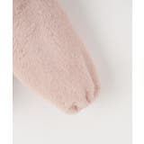 【100-120cm/トドラー】耳付きエコファーパーカ | SHOO・LA・RUE | 詳細画像4 