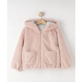 ライトピンク(070) | 【100-120cm/トドラー】耳付きエコファーパーカ | SHOO・LA・RUE