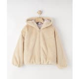 【130-150cm/スクール】耳付きエコファーパーカ | SHOO・LA・RUE | 詳細画像1 