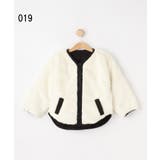 【100-150cm/撥水】キルト×ファーリバーシブルブルゾン | SHOO・LA・RUE | 詳細画像12 