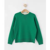 グリーン(022) | 【100-150cm/リンク可】シンプルだから使いやすい カラーニット | SHOO・LA・RUE