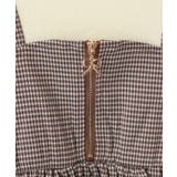 【100-150cm】ジップ使いチェックドッキングワンピース | SHOO・LA・RUE | 詳細画像8 