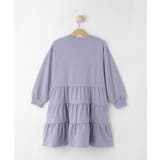 【100-150cm】ミニ裏毛ティアードワンピース | SHOO・LA・RUE | 詳細画像2 