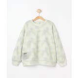 グリーン(125) | 【130-150cm】タイダイ柄プリント裏毛スウェット | SHOO・LA・RUE