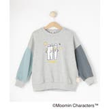 【MOOMIN】袖配色スウェットプルオーバー | SHOO・LA・RUE | 詳細画像1 