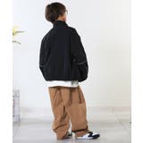 【100-150cm/洗える/男女兼用】スタンドカラー パイピングブルゾン | SHOO・LA・RUE | 詳細画像18 