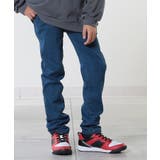 【100-150cm/洗える/男女兼用】ストレッチ デニムスキニーパンツ | SHOO・LA・RUE | 詳細画像12 