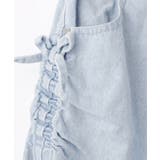 【100-150cm】シャーリングがポイント ケミカルデニムショートパンツ | SHOO・LA・RUE | 詳細画像10