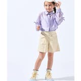 【130-150cm】程よい肌見せが叶う クロップドシアーシャツ | SHOO・LA・RUE | 詳細画像10 