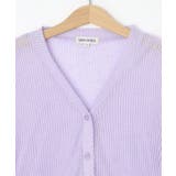 シアーリブ編みニットソーカーディガン | SHOO・LA・RUE | 詳細画像3 