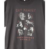 【100-120cm】猛獣恐竜フォト図鑑Tシャツ | SHOO・LA・RUE | 詳細画像7 