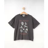 チャコールグレー(014) | 【100-120cm】猛獣恐竜フォト図鑑Tシャツ | SHOO・LA・RUE