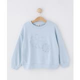 【100-150cm】フラワー刺繍スウェット | SHOO・LA・RUE | 詳細画像1 