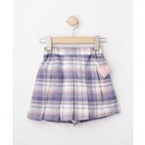 ラベンダー(280) | 【100-150cm】チェックスカパン | SHOO・LA・RUE