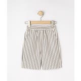 オフホワイト(303) | 【110-140cm】サッカーストライプハーフパンツ | SHOO・LA・RUE