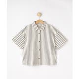 【セットアップ可能/親子リンク】サッカーストライプシャツ | SHOO・LA・RUE | 詳細画像2 