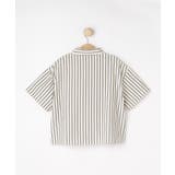 【セットアップ可能/親子リンク】サッカーストライプシャツ | SHOO・LA・RUE | 詳細画像3 