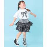【100-130cm】ギンガムティアードスカート | SHOO・LA・RUE | 詳細画像12 