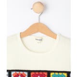 【100-150cm】クロシェ編みデザインTシャツ | SHOO・LA・RUE | 詳細画像3 